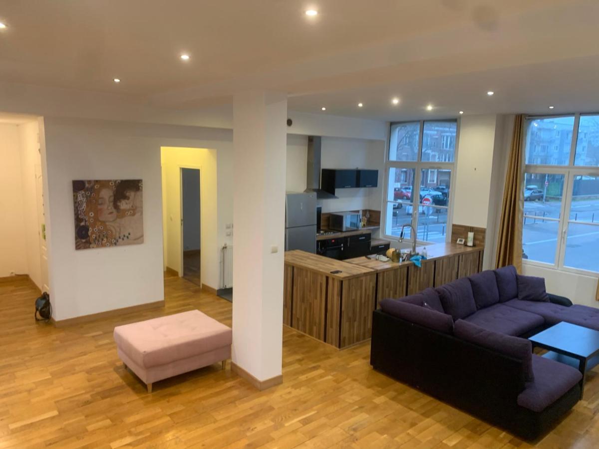 Spacieux 100 M2 Pour 7 Personnes En Plein Centre-Ville Lille Bagian luar foto